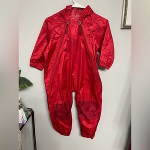 Tuffo Kids Red Rain suit size 5T